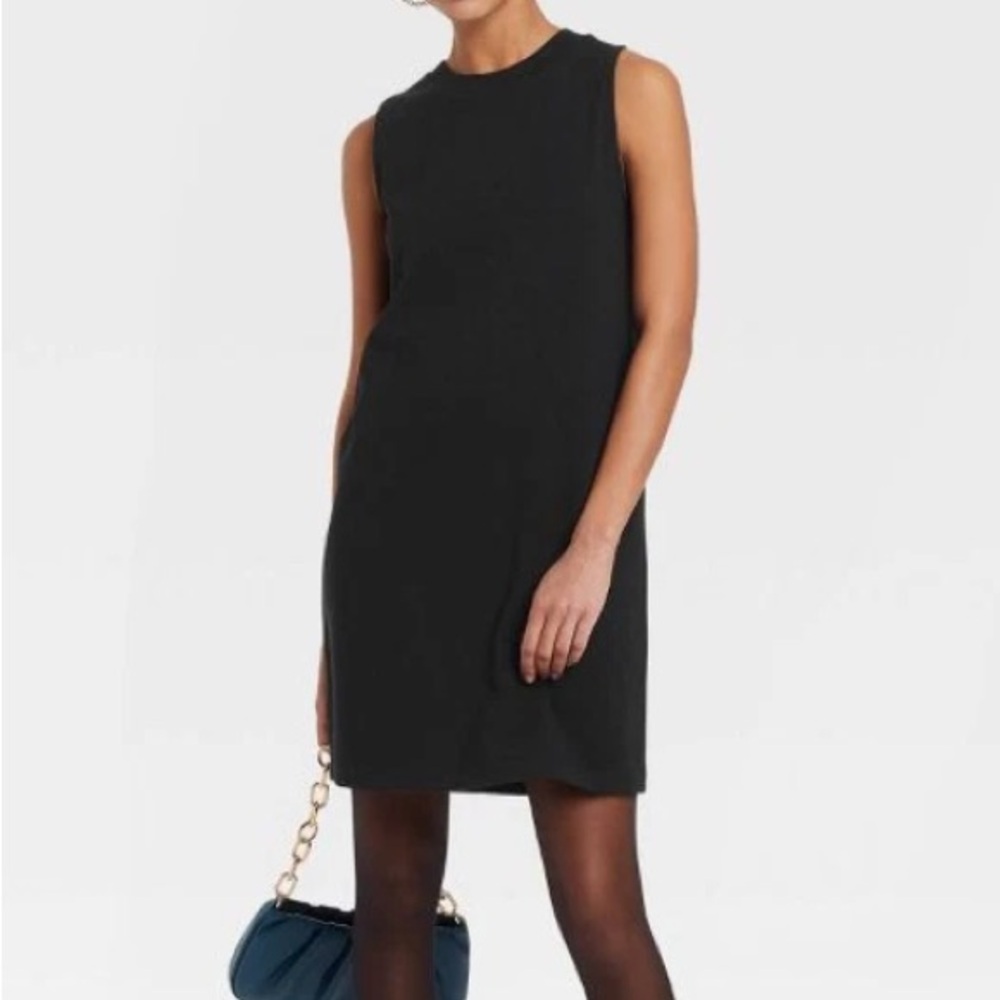 A New Day Black Tank Top Dress, Large